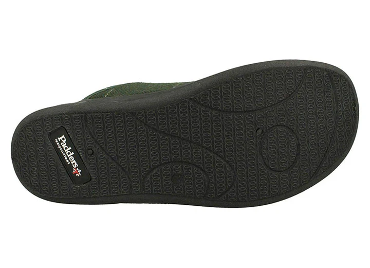 Mens Wide Fit Padders Stag Mule Slippers - Image 18