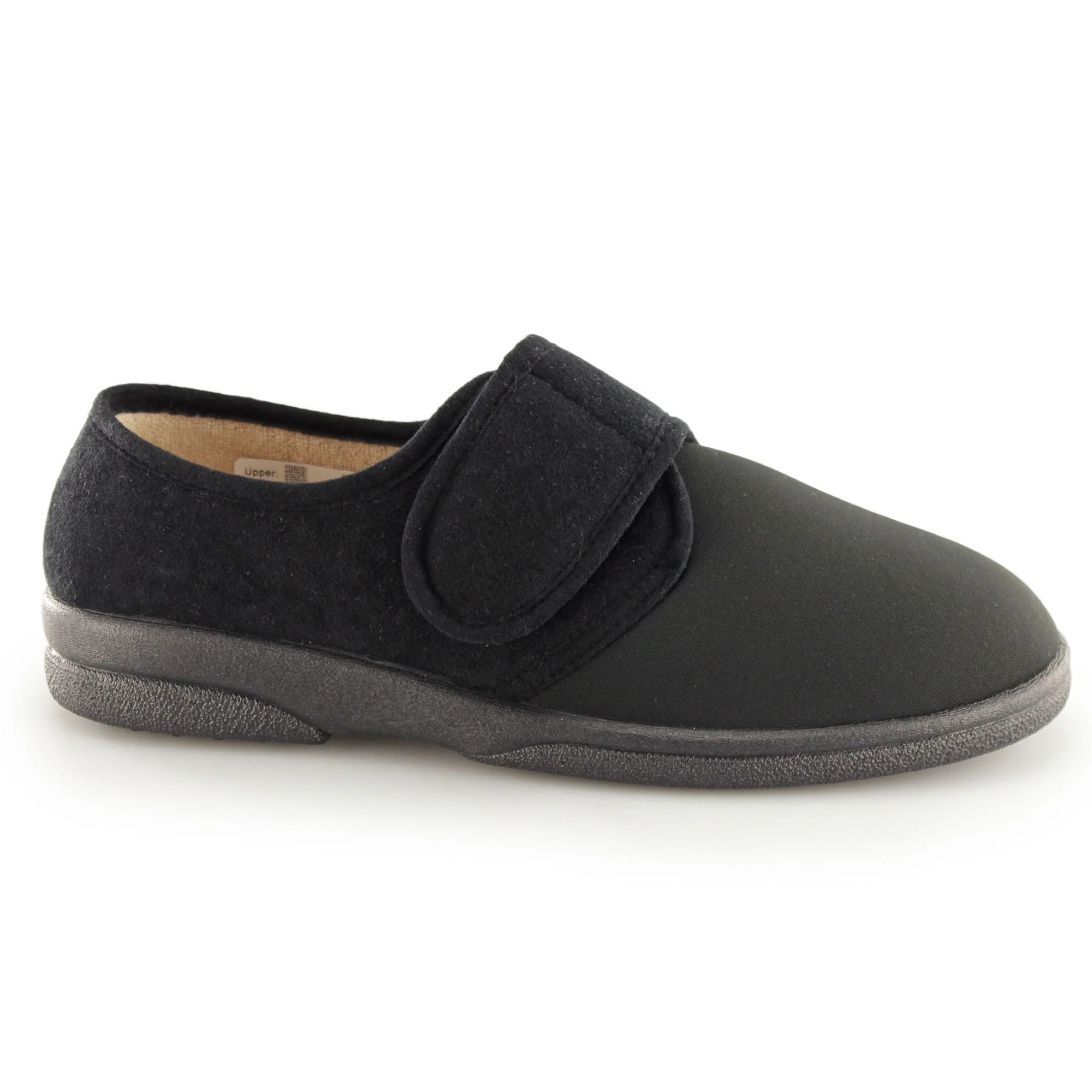Mens Wide Fit Comfylux Arthur Slippers - Image 2