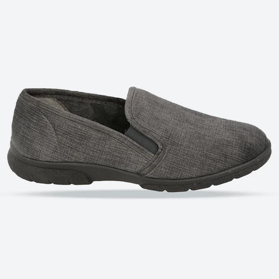 Mens Extra Wide Fit DB Kendal Slip On Slippers - Image 15