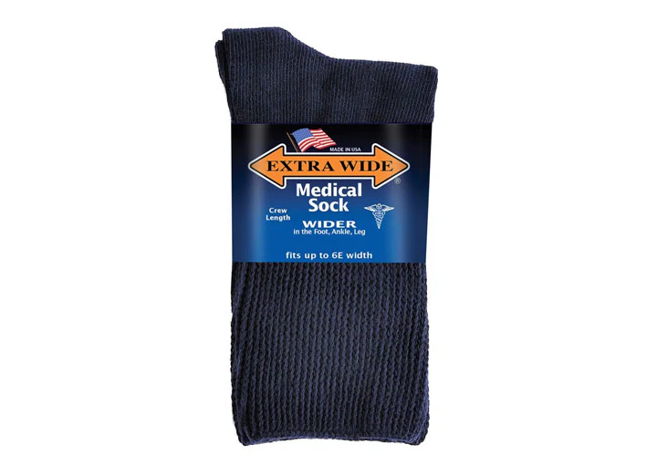 Mens Extra Wide 5850 Comfort Fit Medical Socks - Image 3