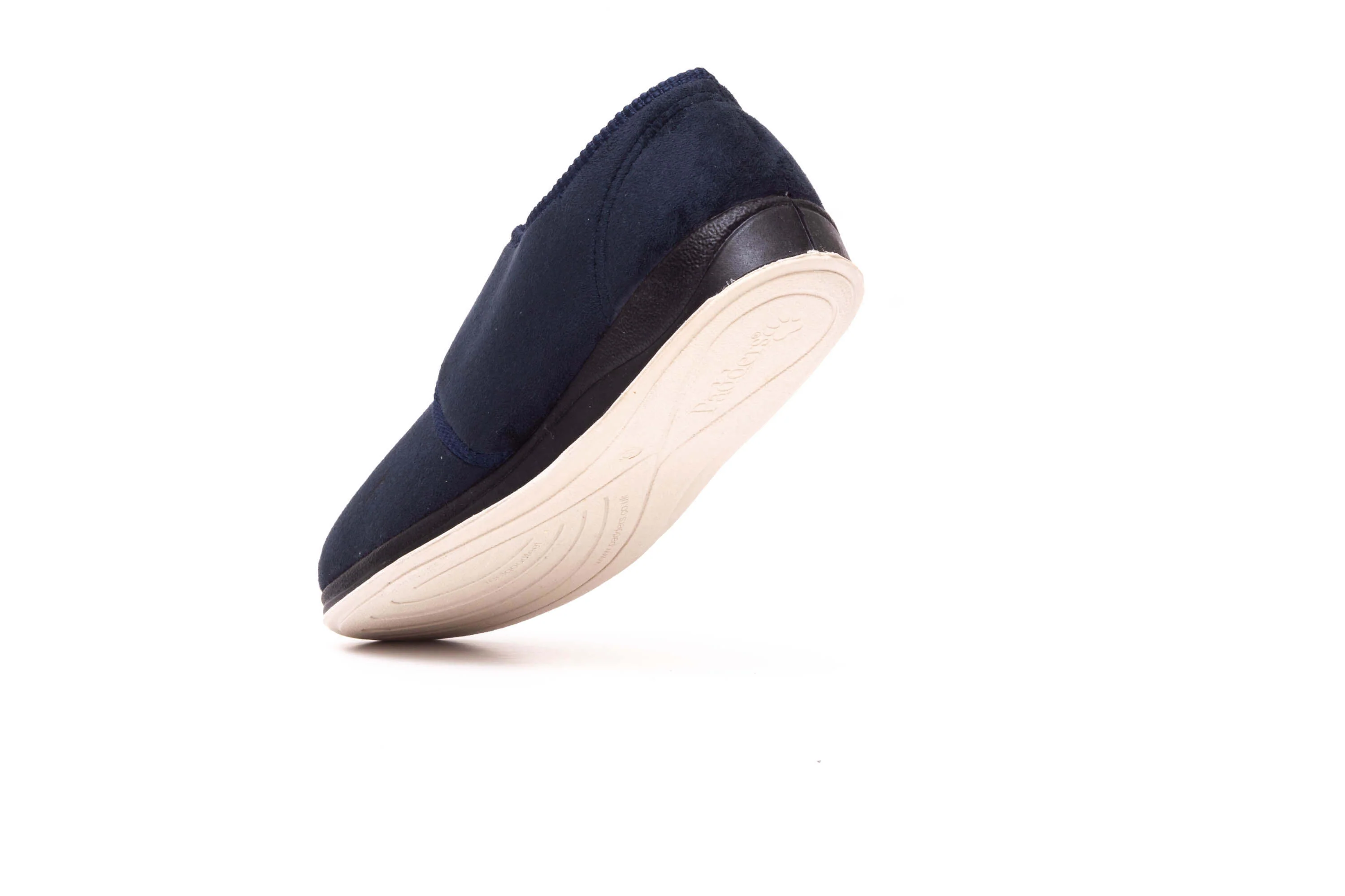 Mens Wide Fit Padders Charles Velcro Slipper - Image 11