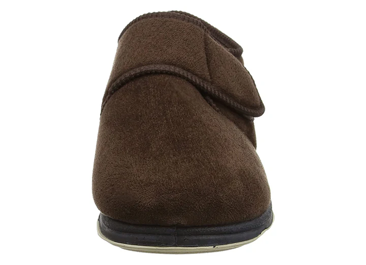 Mens Wide Fit Padders Charles Velcro Slipper - Image 19