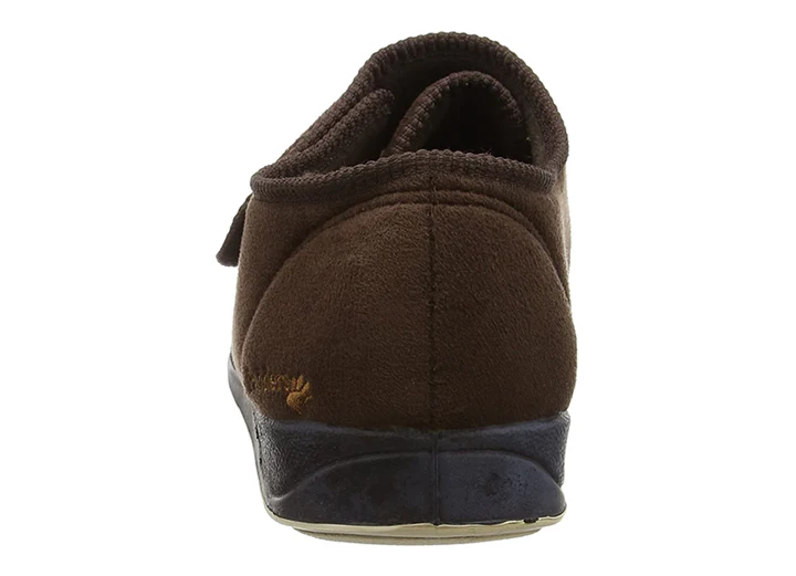 Mens Wide Fit Padders Charles Velcro Slipper - Image 20
