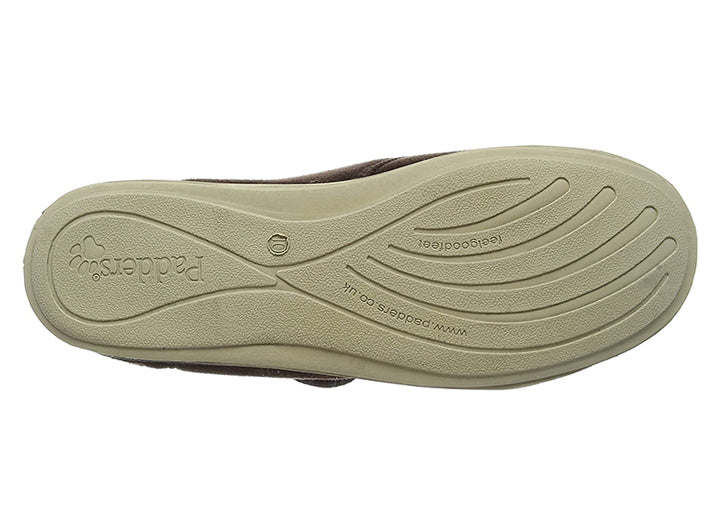 Mens Wide Fit Padders Charles Velcro Slipper - Image 23