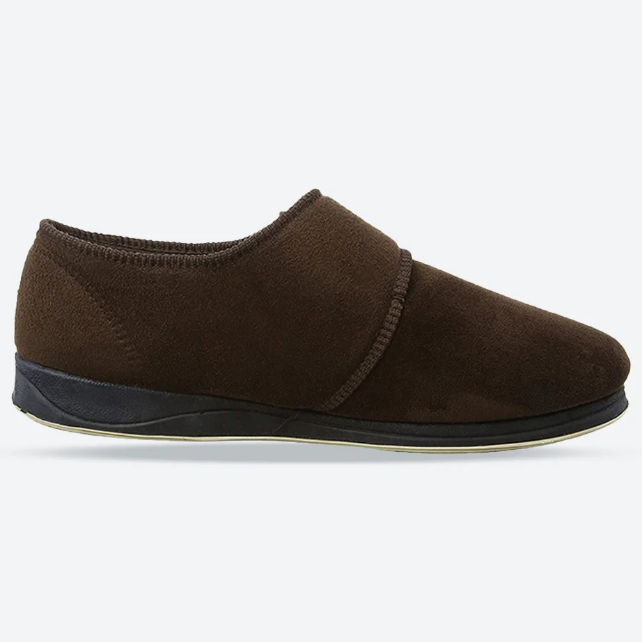 Mens Wide Fit Padders Charles Velcro Slipper - Image 24