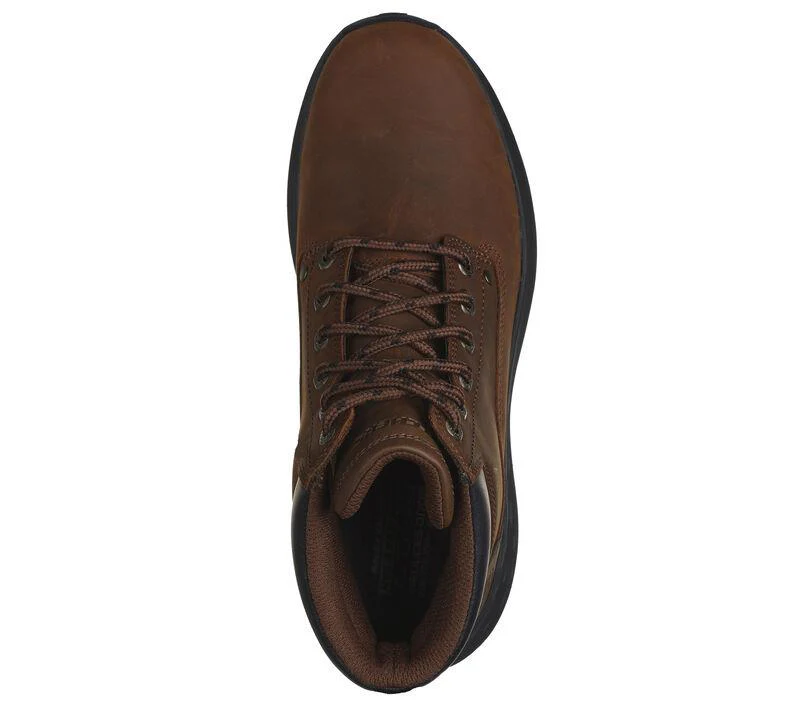 Men's Relaxed Fit Skechers 205175 Parson Ederic Boots - Brown - Image 6