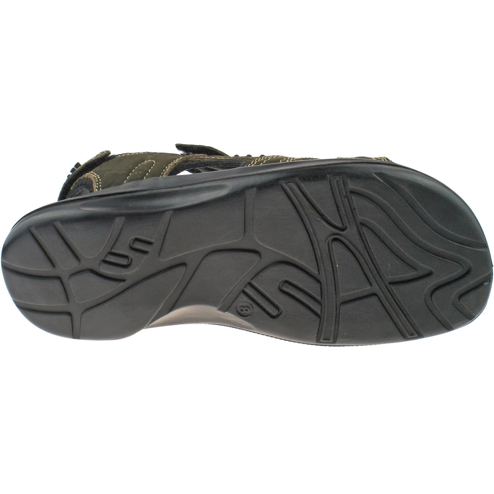 Mens Wide Fit Luxury Roamers M990 Sandals - Image 4