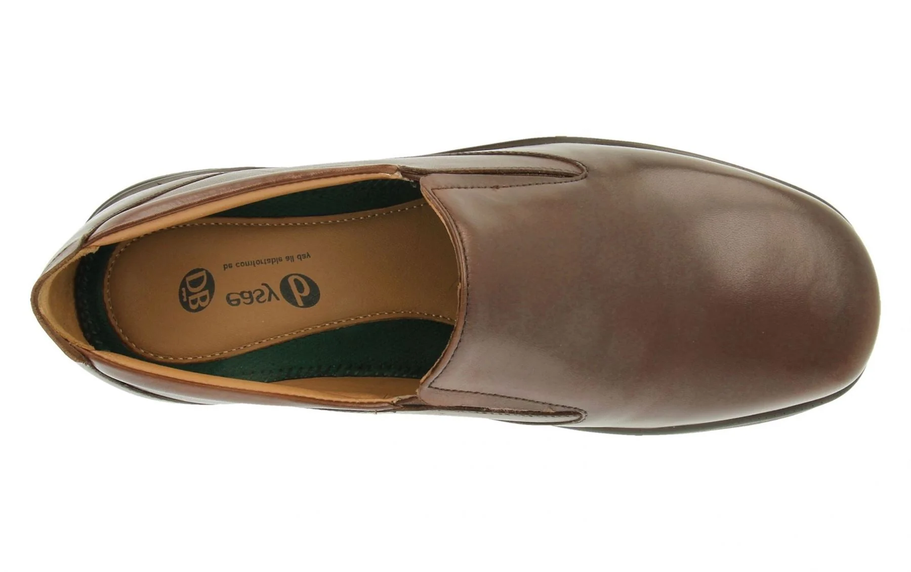 Mens Wide Fit DB Dalton Slip On Luxury Shoes - Image 8