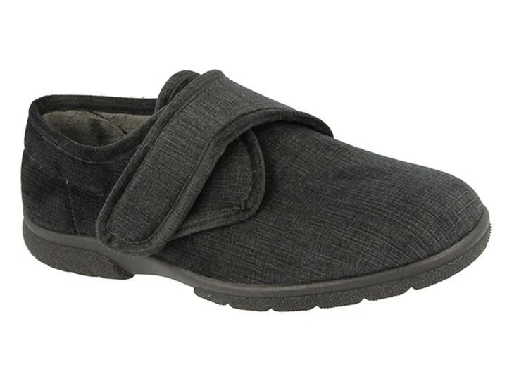 Mens Extra Wide Fit DB Hallam Slippers - Image 3