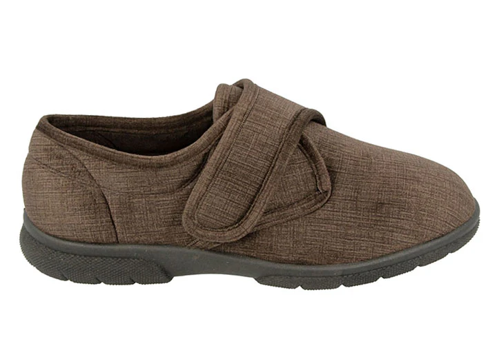 Mens Extra Wide Fit DB Hallam Slippers - Image 5