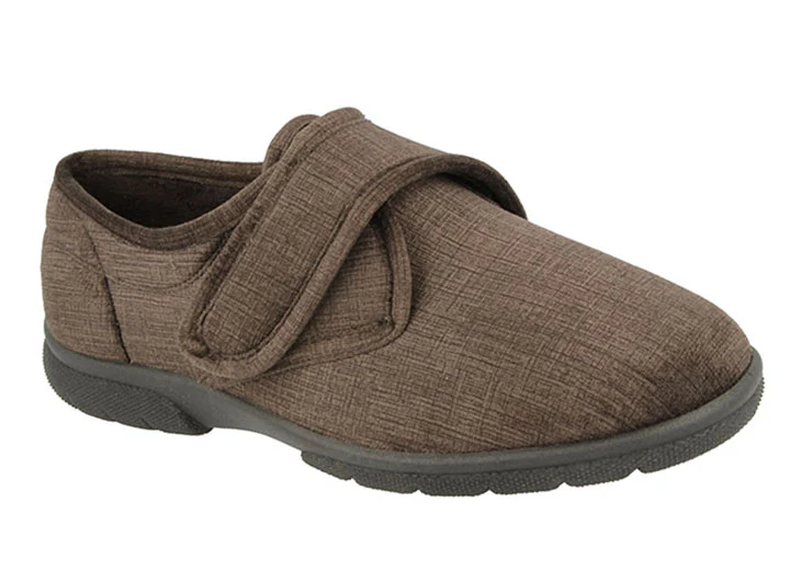 Mens Extra Wide Fit DB Hallam Slippers - Image 6