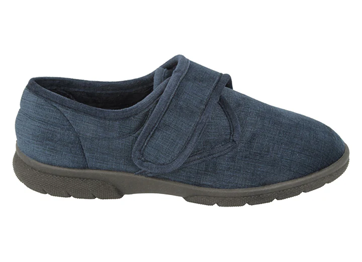 Mens Extra Wide Fit DB Hallam Slippers - Image 8