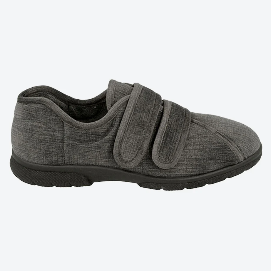Mens Wide Fit DB Hamilton Slippers - Image 4