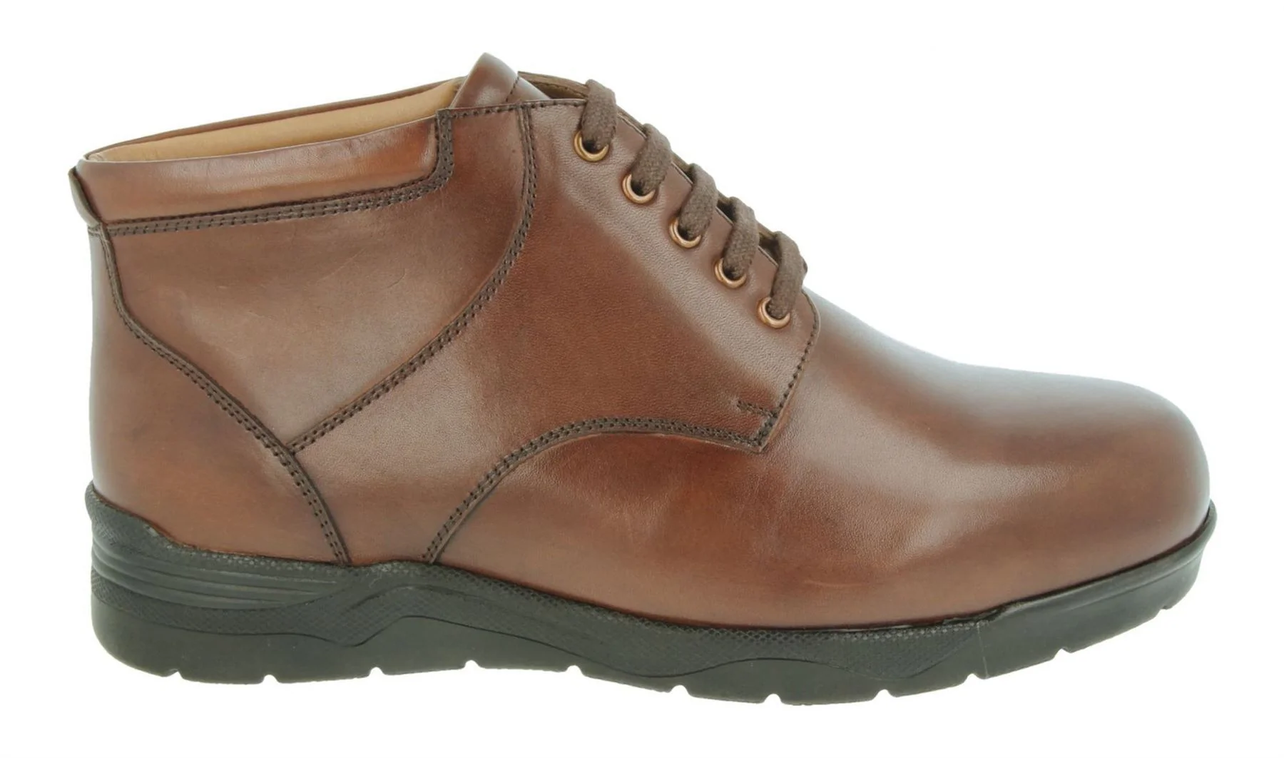 Mens Wide Fit Douglas Walking Ankle Boots - Image 6