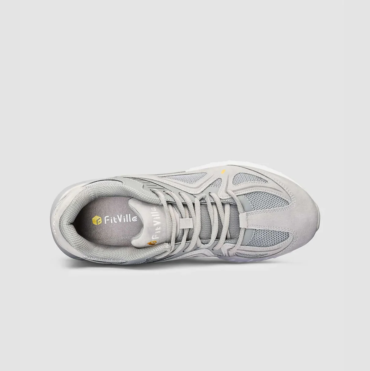 Mens Wide Fit Fitville Extra Wide Trainers - Image 4