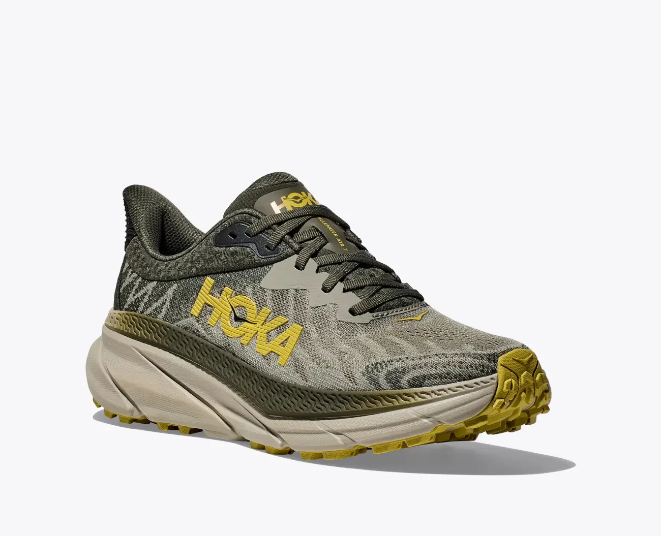 Men's Wide Fit Hoka Challenger 7 Trail Running Trainers - Image 3