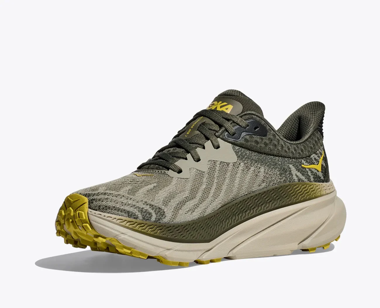 Men's Wide Fit Hoka Challenger 7 Trail Running Trainers - Image 4