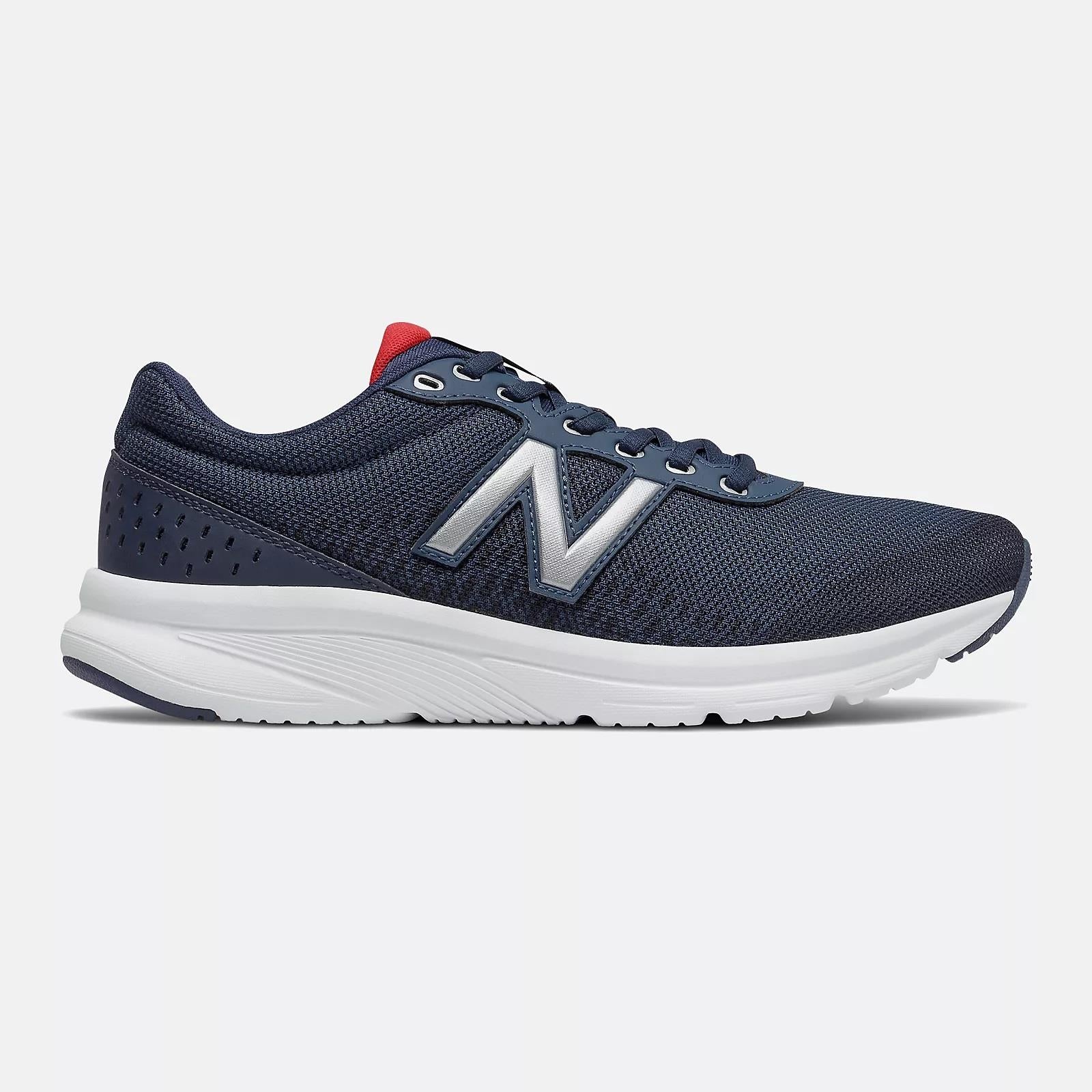 Mens Wide Fit New Balance M411LN2 Walking and Running Trainers - Image 2