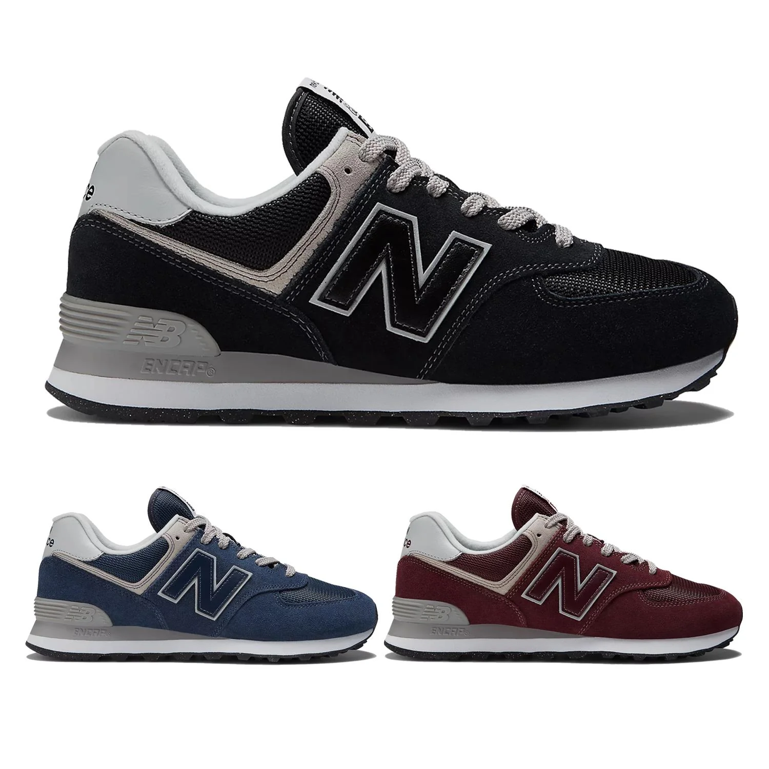 Men's Wide Fit New Balance ML574 Walking/Running Trainers - Exclusive ENCAP - Image 50