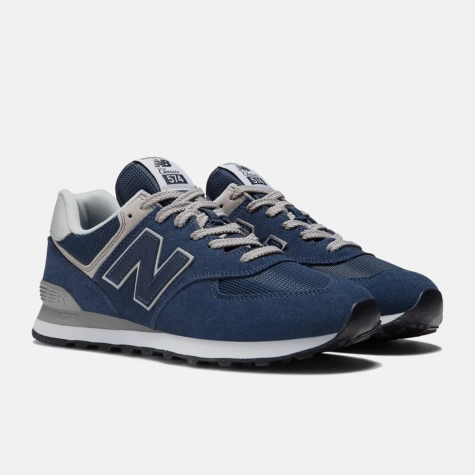 Men's Wide Fit New Balance ML574EVN Walking/Running Trainers - Exclusive - Navy ENCAP - Image 6