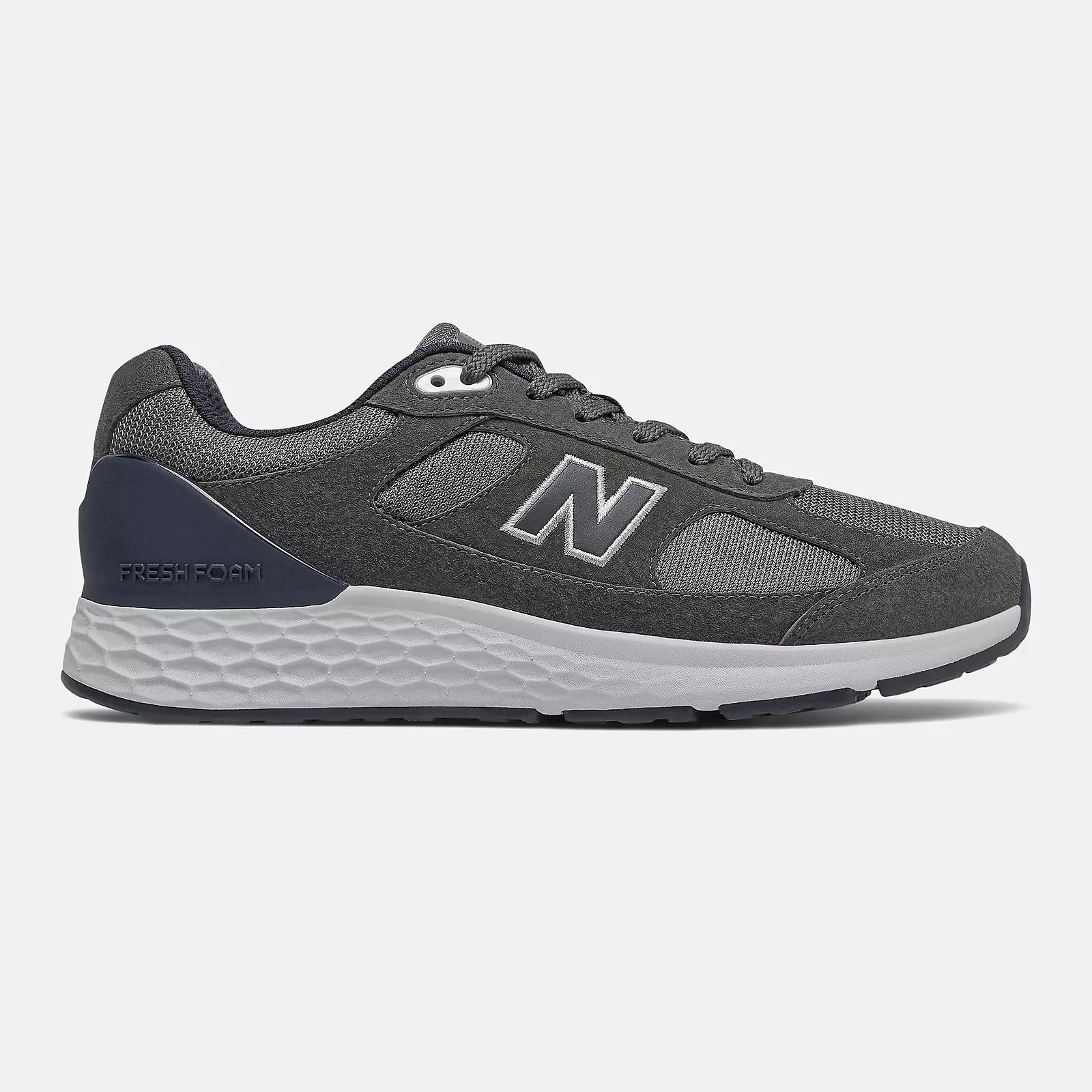 Mens Wide Fit New Balance MW1880 Walking  Grey Trainers - Image 2