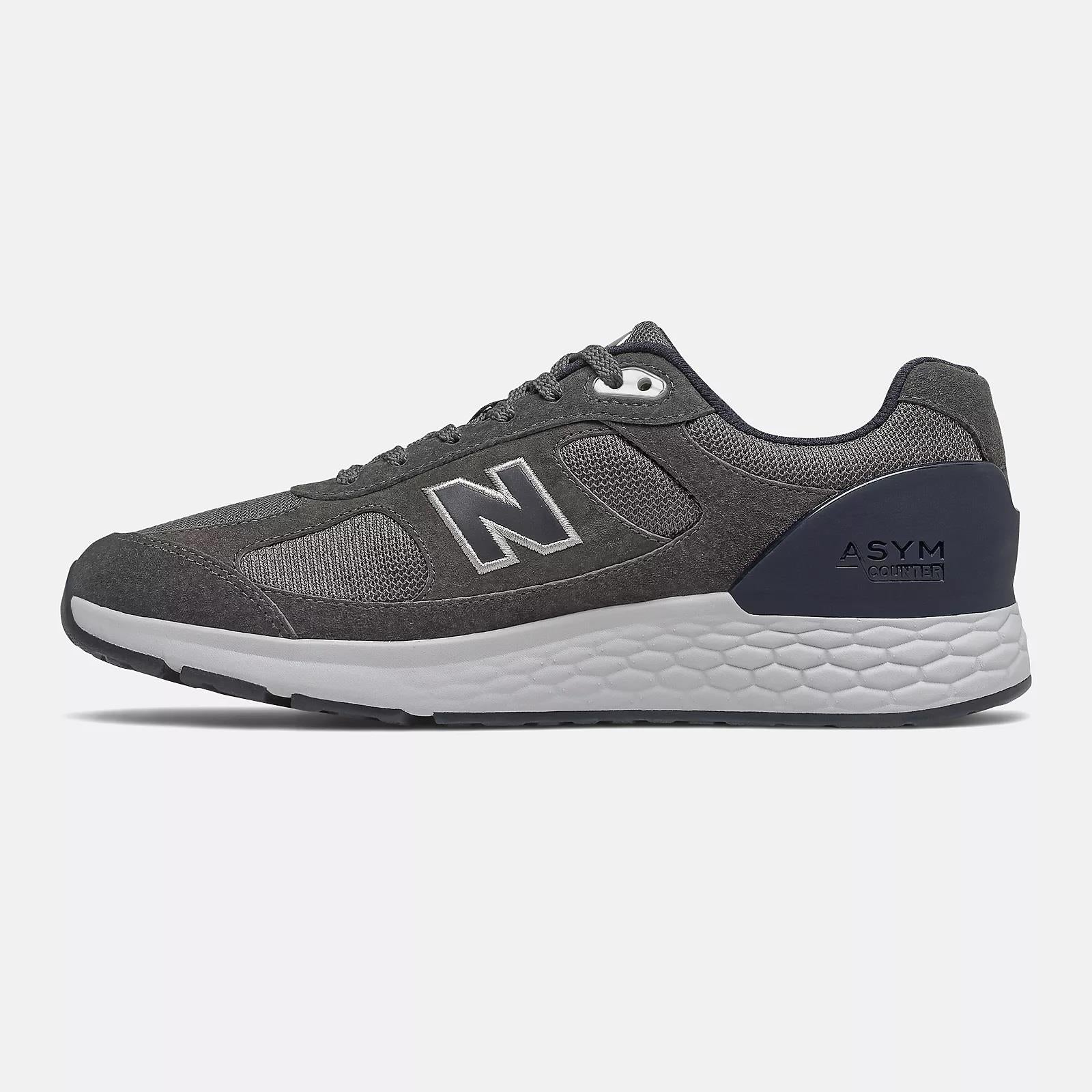 Mens Wide Fit New Balance MW1880 Walking  Grey Trainers - Image 3