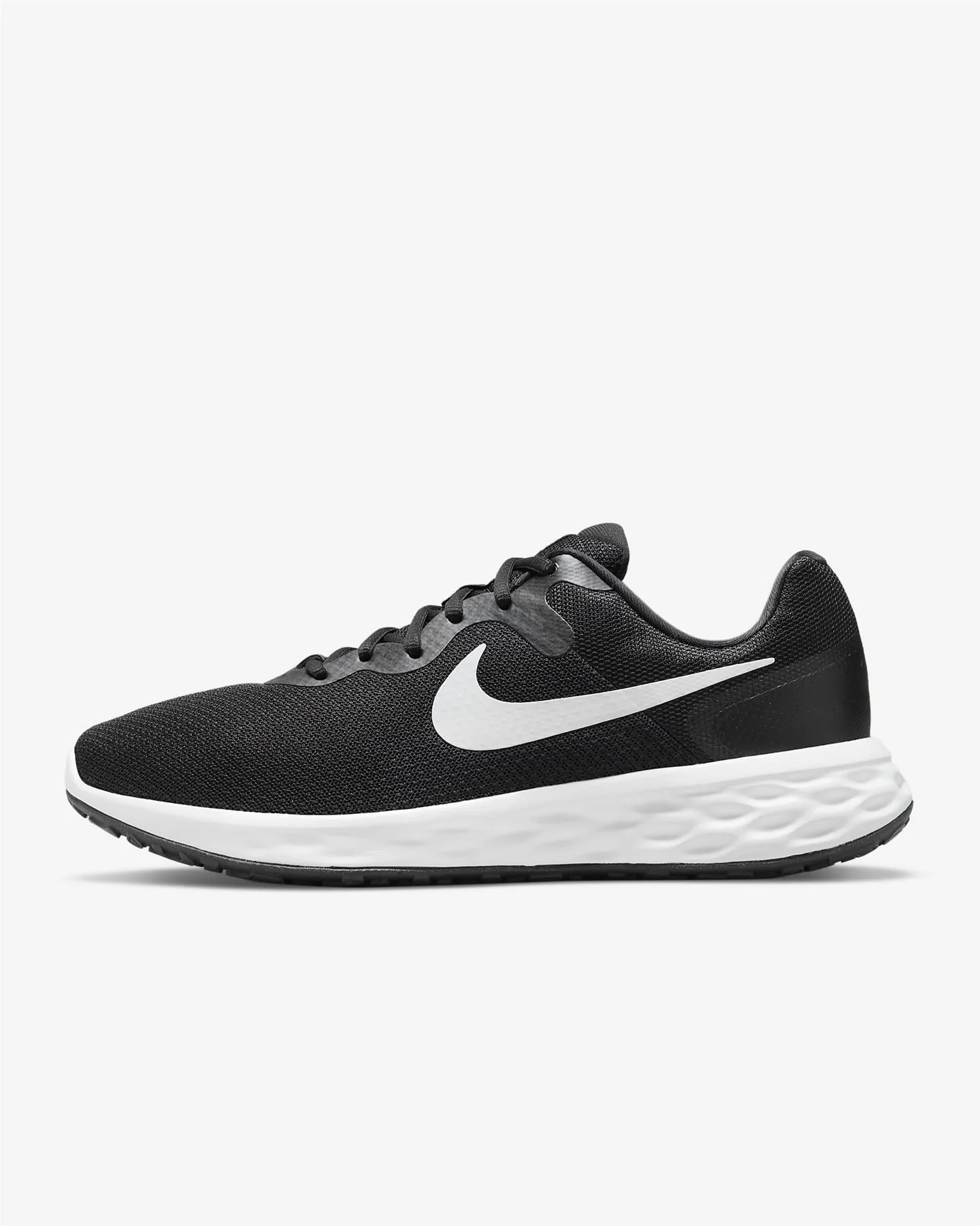 Men's Wide Fit Nike DD8475-003 Revolution 6 Running Trainers - Image 4
