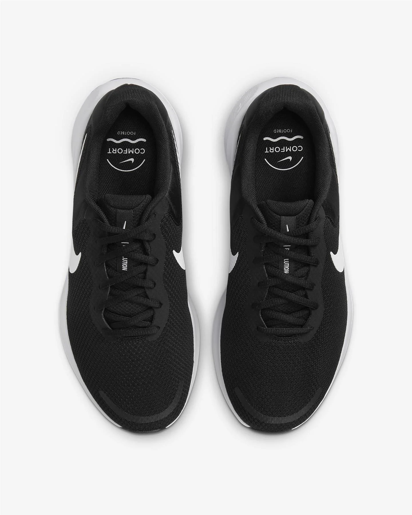 Men's Wide Fit Nike FB8501-002 Revolution 7 Running Trainers - Image 8