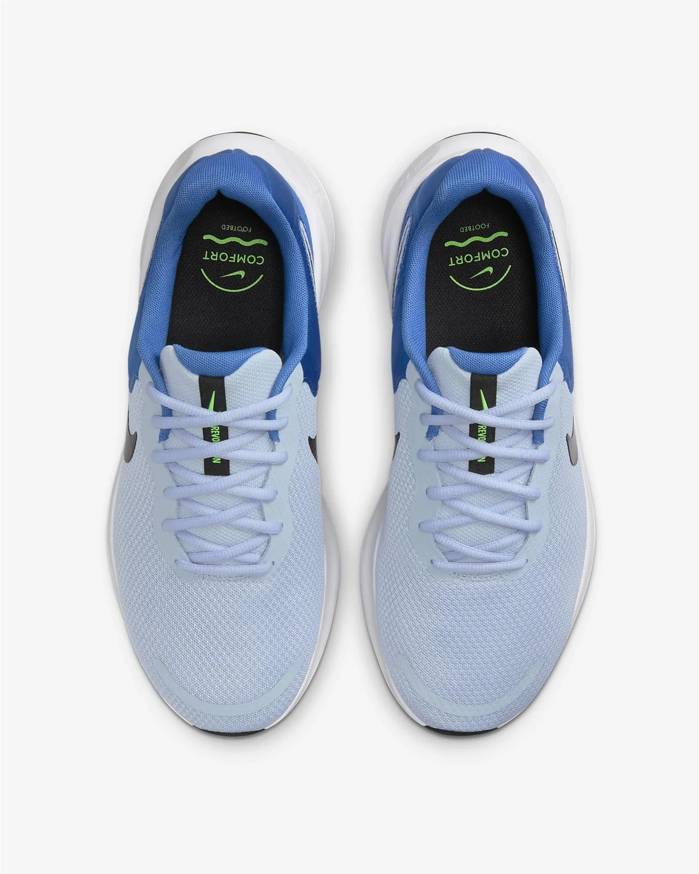 Men's Wide Fit Nike FB8501-402 Revolution 7 Running Trainers - Image 7