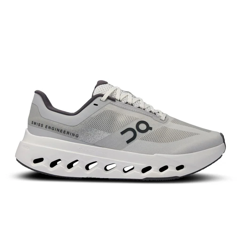 Women's Wide Fit On Cloudsurfer Next Wide Training Shoes - Glacier/White - Image 3