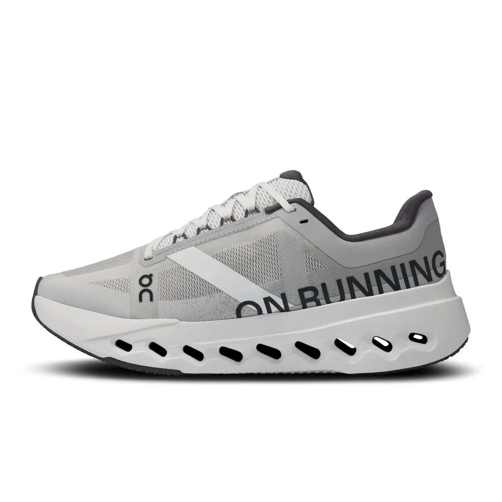 Women's Wide Fit On Cloudsurfer Next Wide Training Shoes - Glacier/White - Image 4