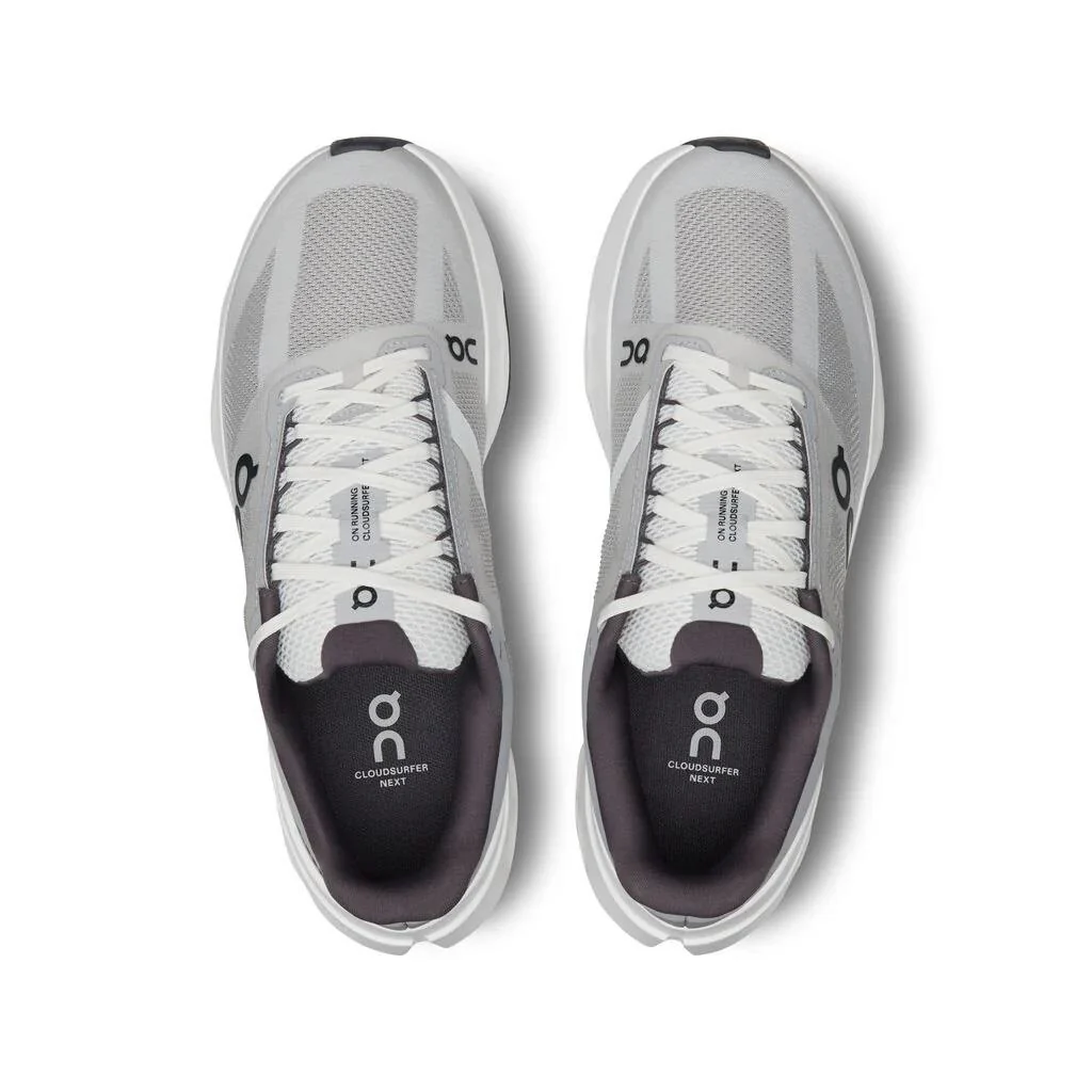 Women's Wide Fit On Cloudsurfer Next Wide Training Shoes - Glacier/White - Image 5