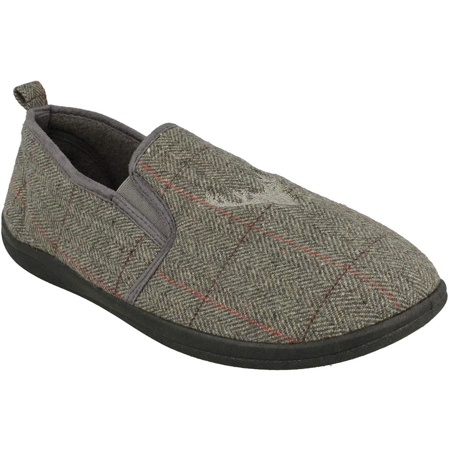 Mens Wide Fit Padders Huntsman Slippers - Image 4