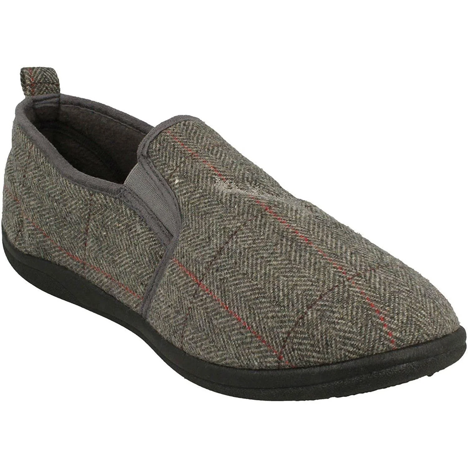 Mens Wide Fit Padders Huntsman Slippers - Image 5