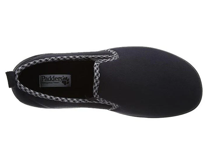 Mens Wide Fit Padders Lewis Slip On Slippers - Image 4