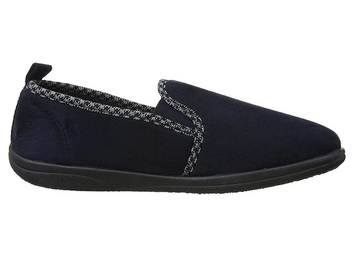 Mens Wide Fit Padders Lewis Slip On Slippers - Image 6