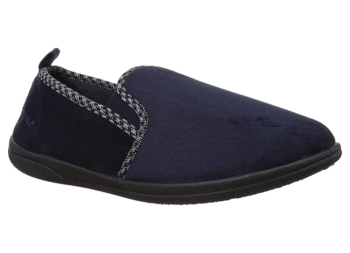 Mens Wide Fit Padders Lewis Slip On Slippers - Image 7