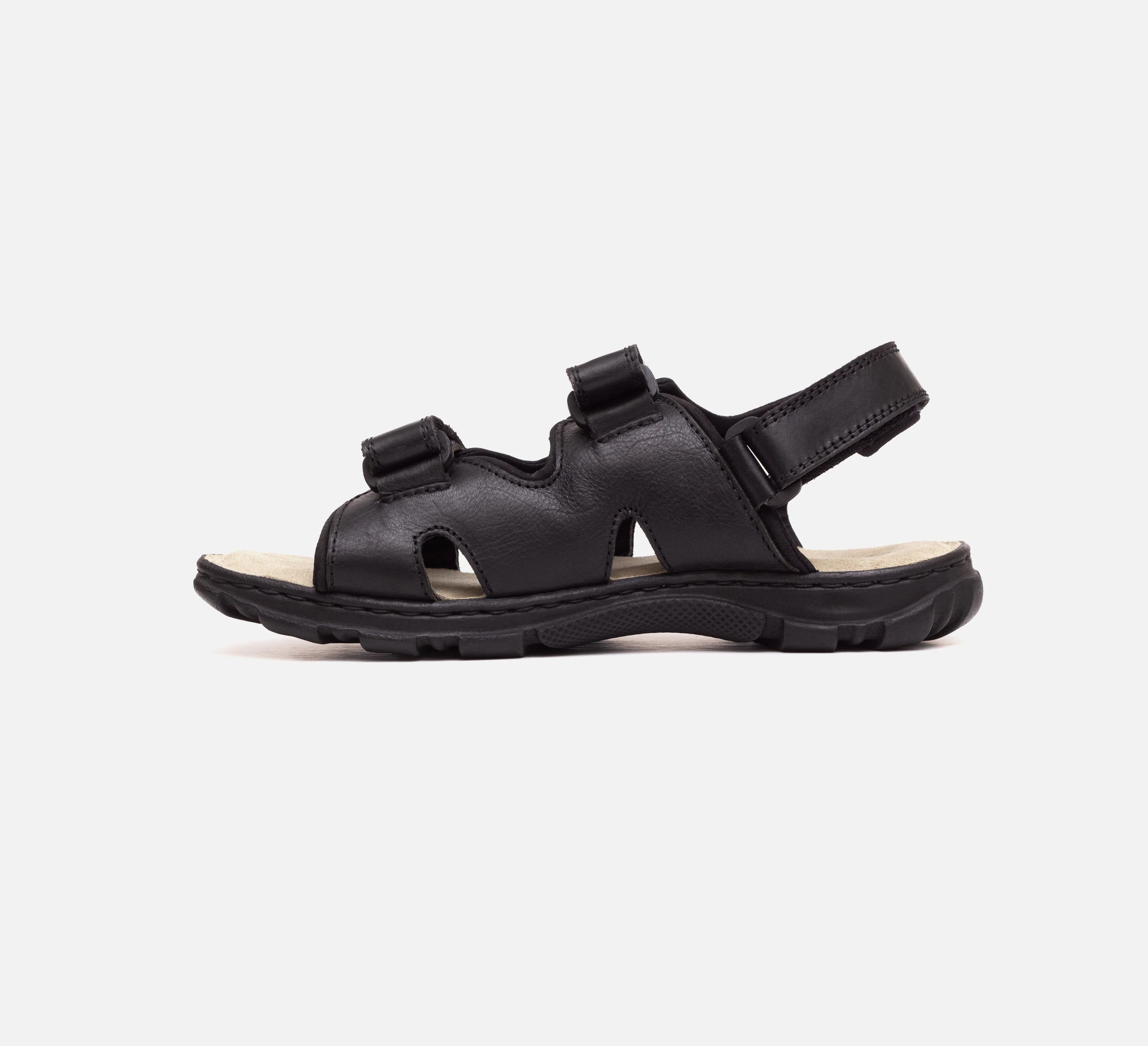 Mens Wide Fit Sandals Ashley Sandals by Tredd Well - Black - Image 4