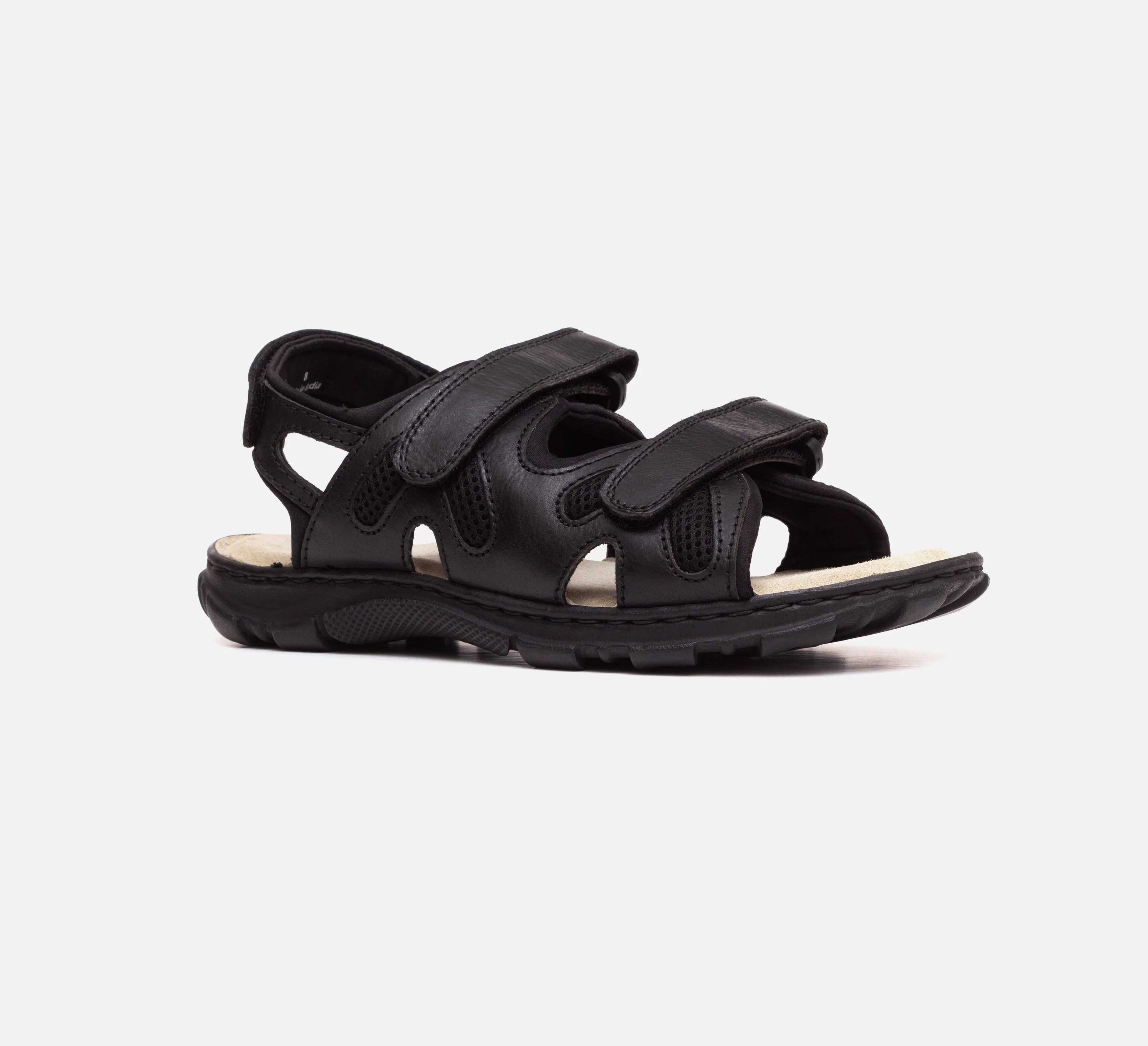 Mens Wide Fit Sandals Ashley Sandals by Tredd Well - Black - Image 7