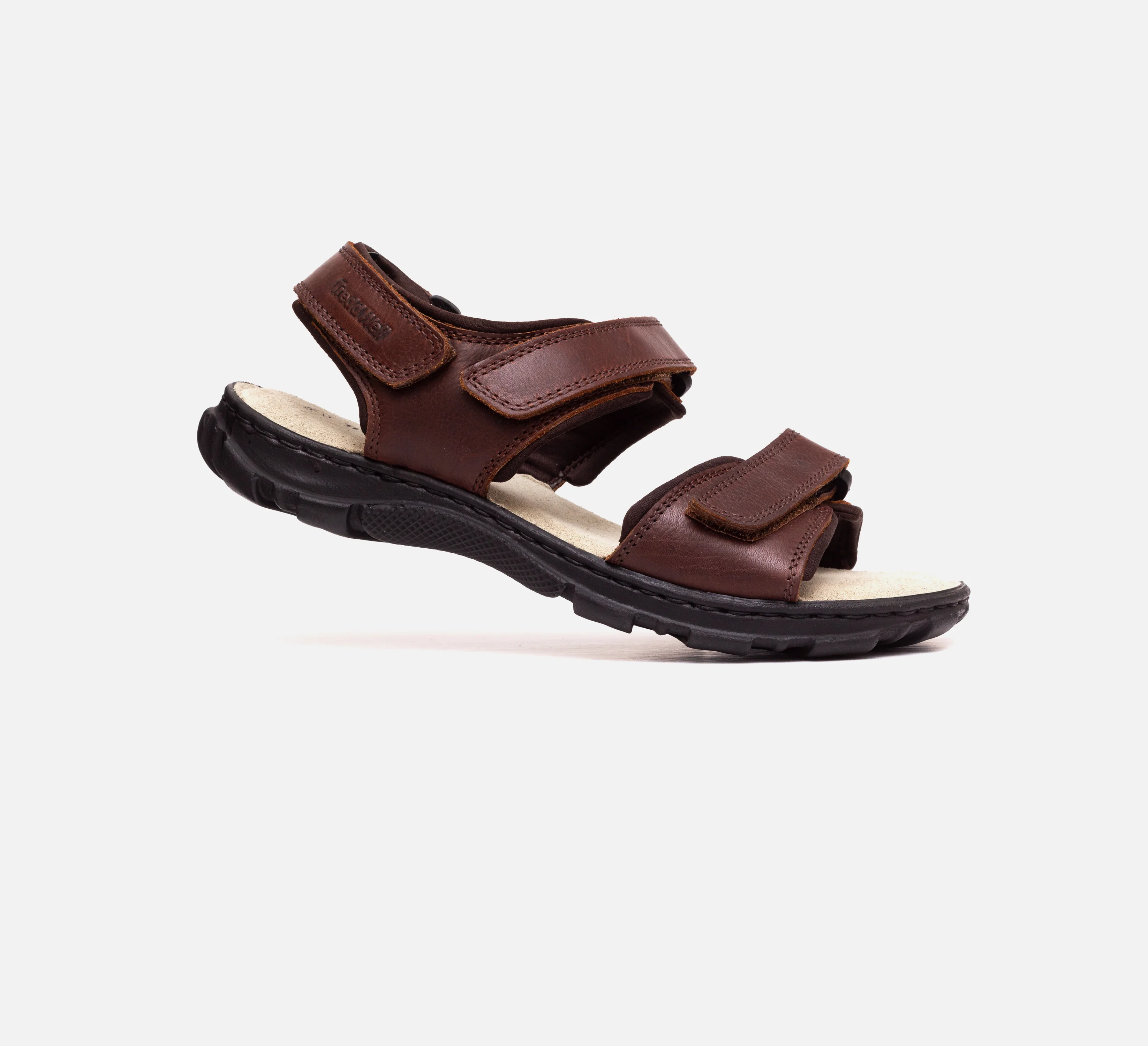 Mens Wide Fit James Leather Sandals by Tredd Well - Image 10