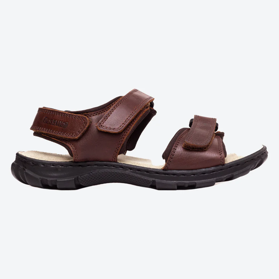 Mens Wide Fit James Leather Sandals by Tredd Well - Image 7