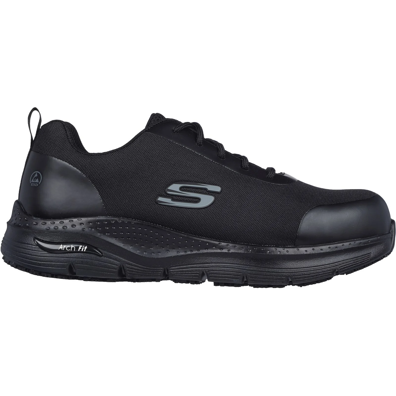 Men's Wide Fit Skechers 200086EC Arch Fit Ringstap Safety Trainers - Image 2