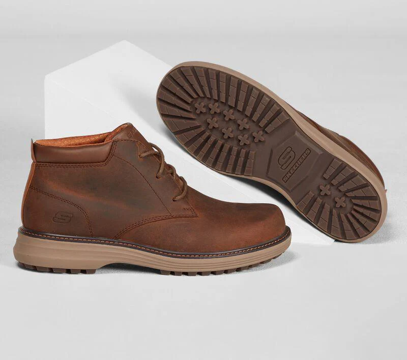Men's Wide Fit Skechers 204266 Wenson Osteno Boots - Image 5