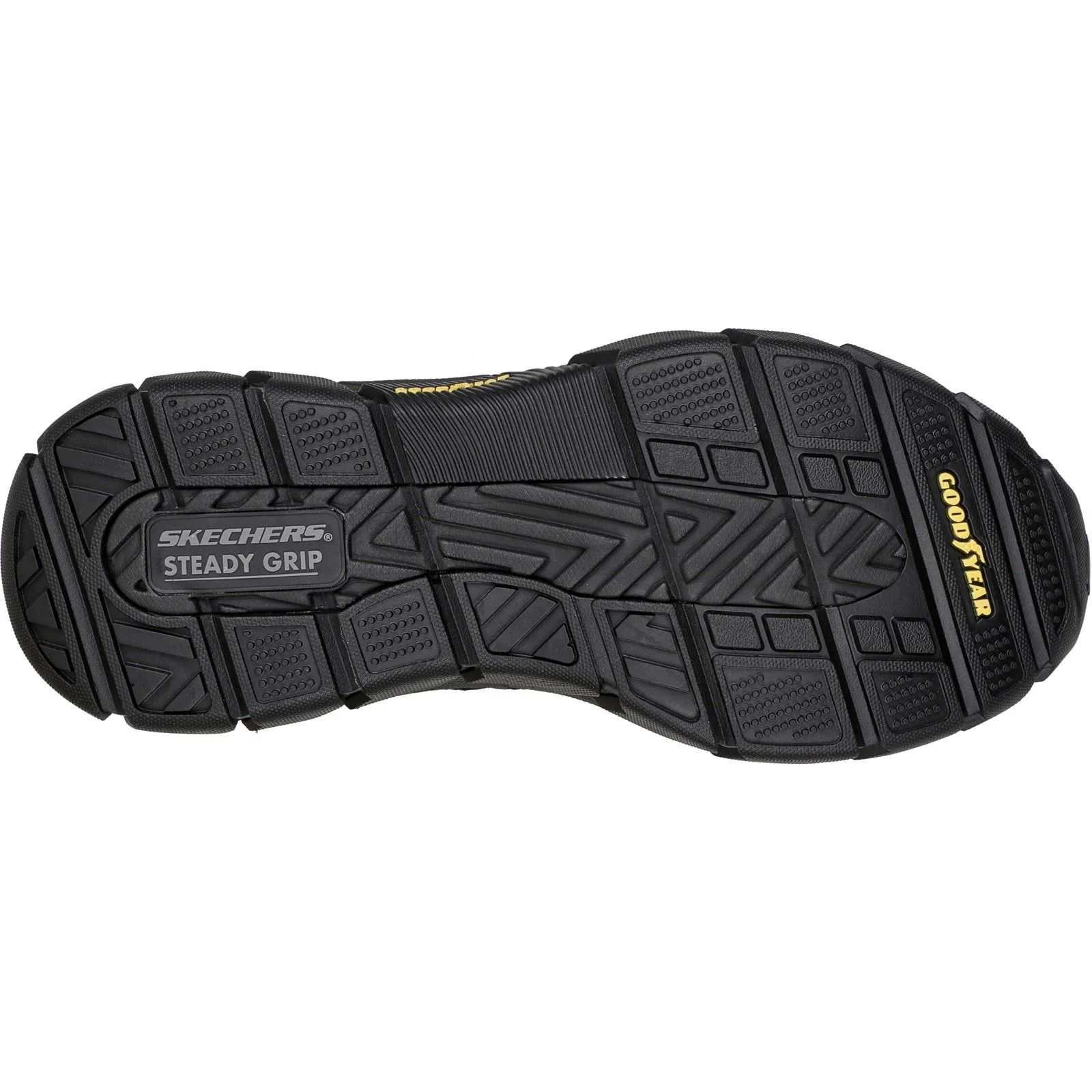 Men's Wide Fit Skechers 204330 Respected Lace Up Trainers - Image 6