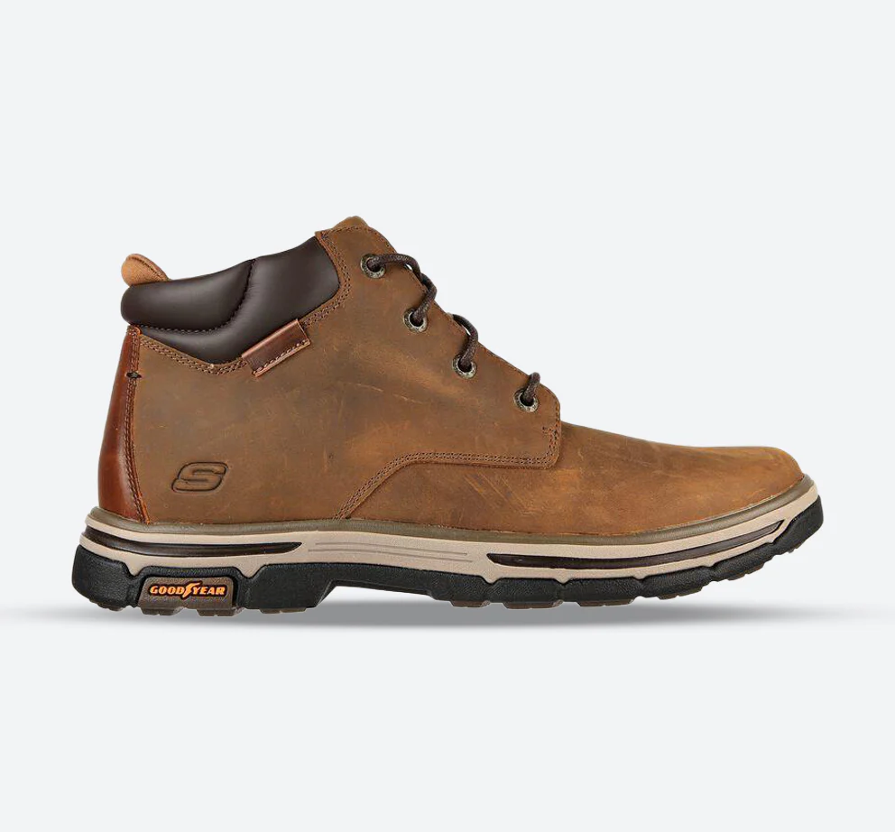 Men's Wide Fit Skechers 204394 Segment 2.0 Brogden Boots - Image 7