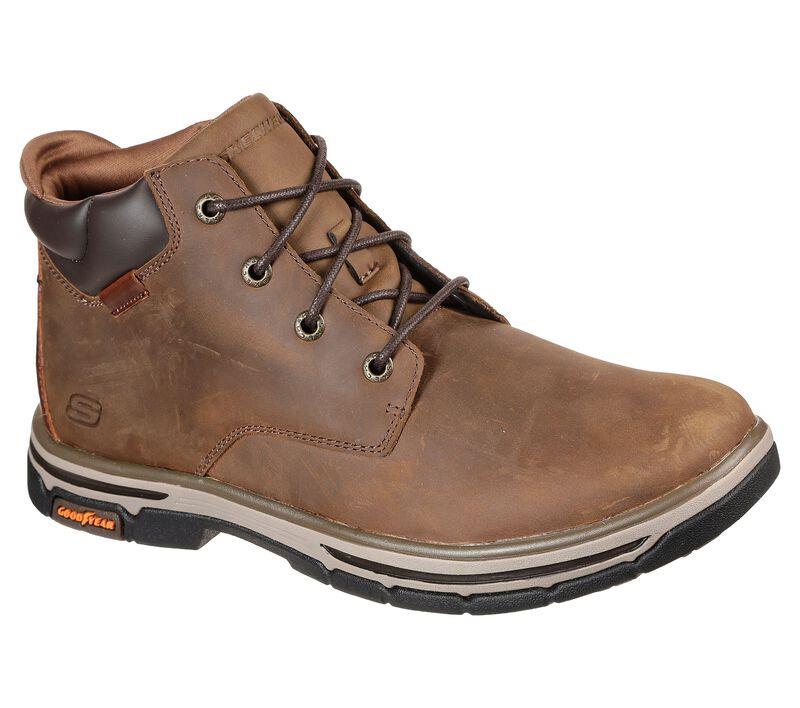 Men's Wide Fit Skechers 204394 Segment 2.0 Brogden Boots - Image 9