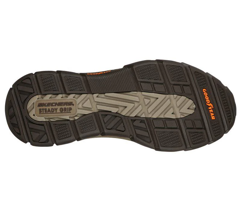 Men's Wide Fit Skechers 204480 Respected Calum Walking Trainers - Image 12