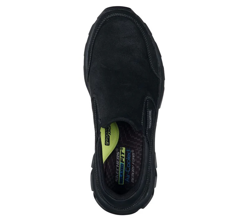Men's Wide Fit Skechers 204480 Respected Calum Walking Trainers - Image 5