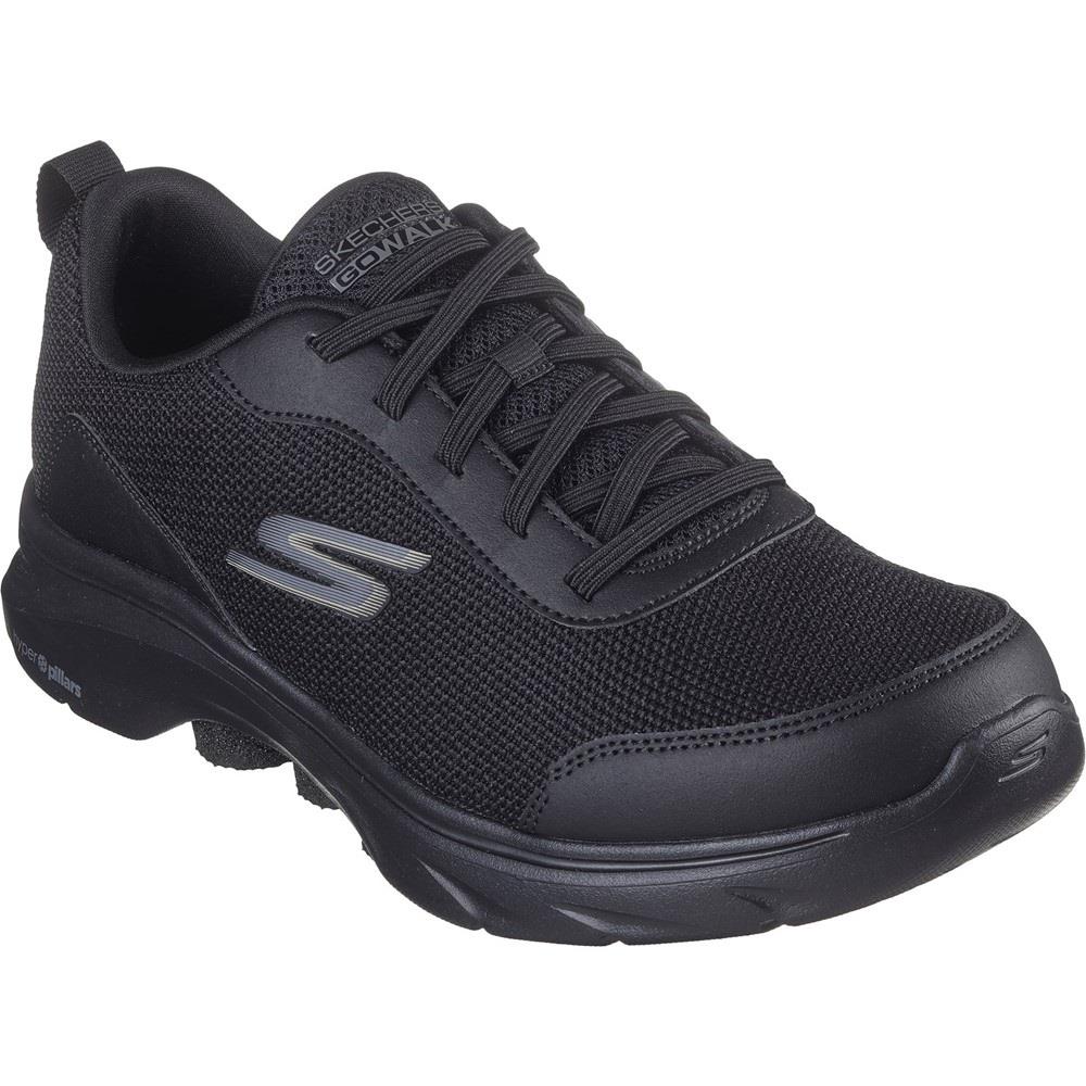 Men's Wide Fit Skechers 216644 Go Walk 7 Trainers - Image 3