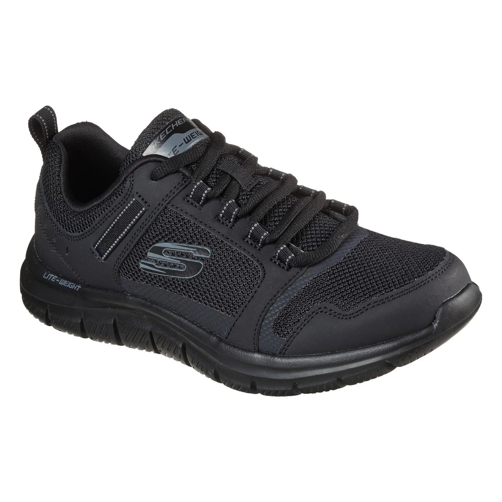 Men's Wide Fit Skechers 232001 Track Knockhill Trainers - Image 3